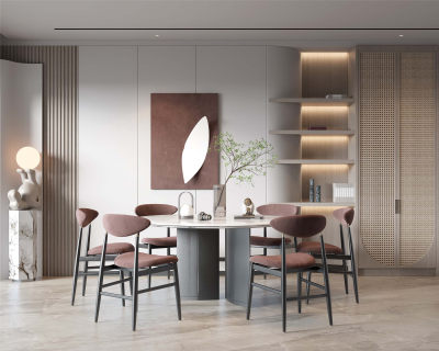 新中式家居餐厅